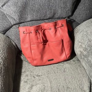 COPY - Coach coral pink drawstring crossbody bag